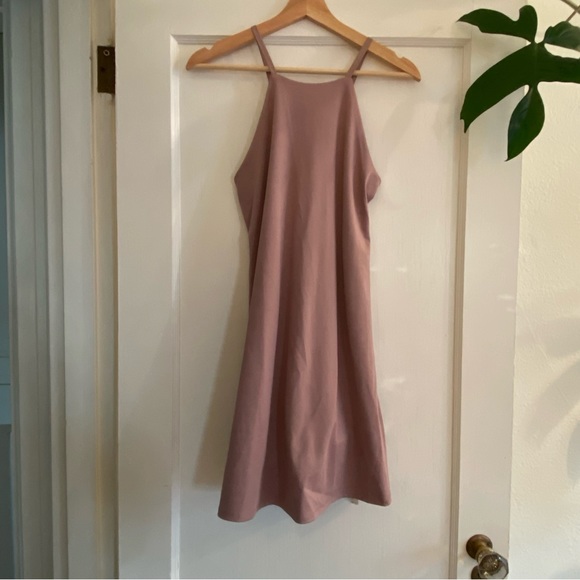 Madewell MWL Flex Fitness Dress mauve shadow size medium NWT - Picture 4 of 5